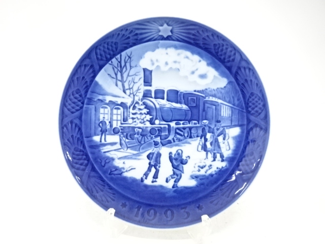 ROYAL COPENHAGEN　ロイヤルコペンハーゲン　「クリスマスのお客様」　イヤープレート(1993年)　洋食器